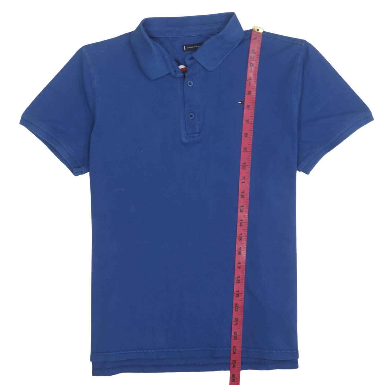 Tommy Hilfiger Boys Blue 176 Polo Shirt Cotton Short Sleeve Classic Fit