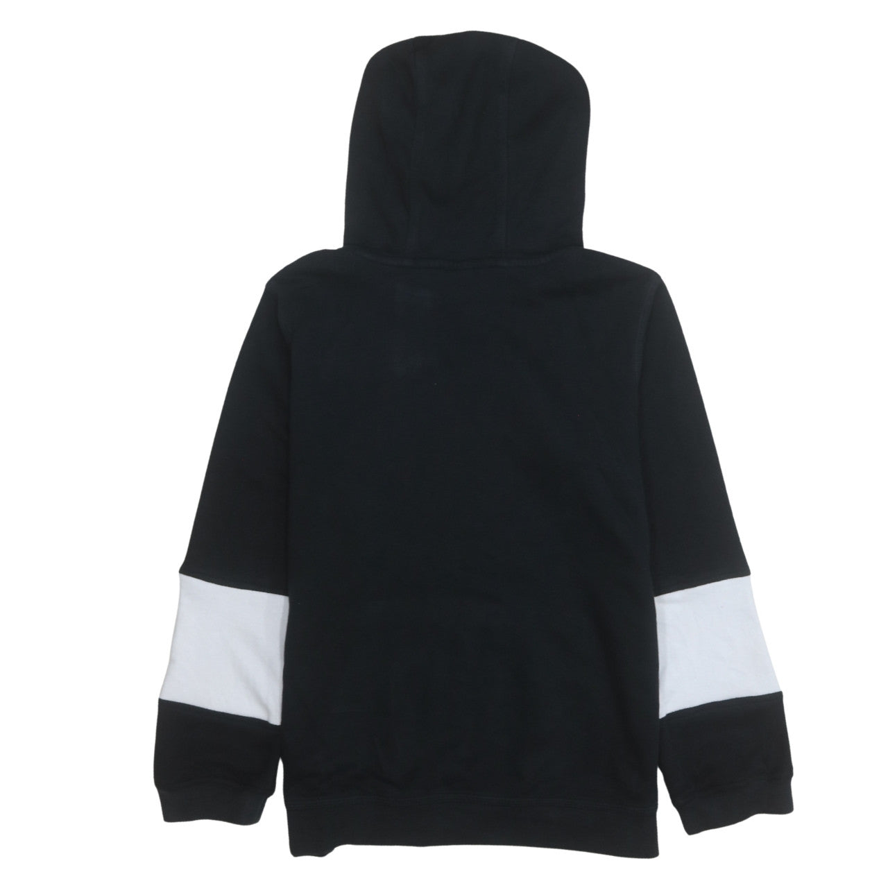 Nike Boys Black XL Pullover Fleece Hoodie with Colourblock Sleeves