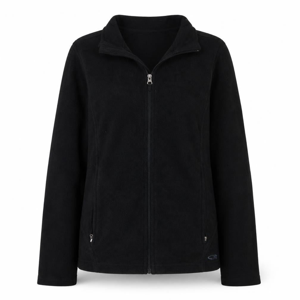 Champion Women's Black Fleece Full Zip Jacket Size S