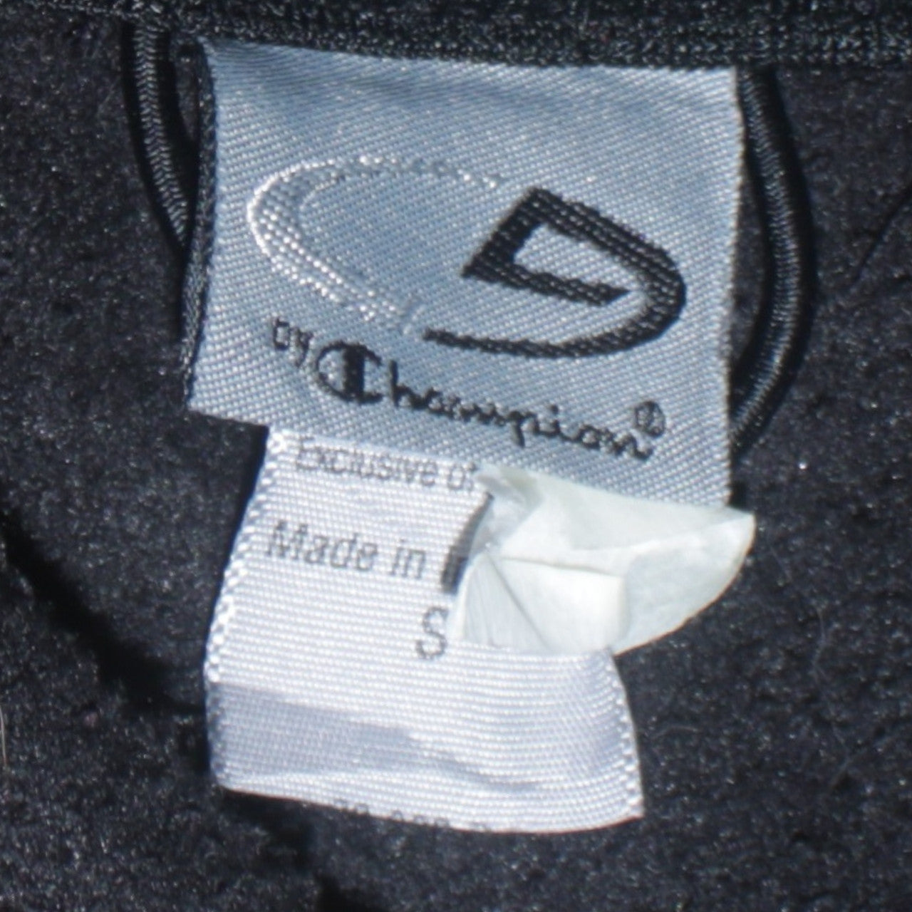 Champion Women's Black Fleece Full Zip Jacket Size S