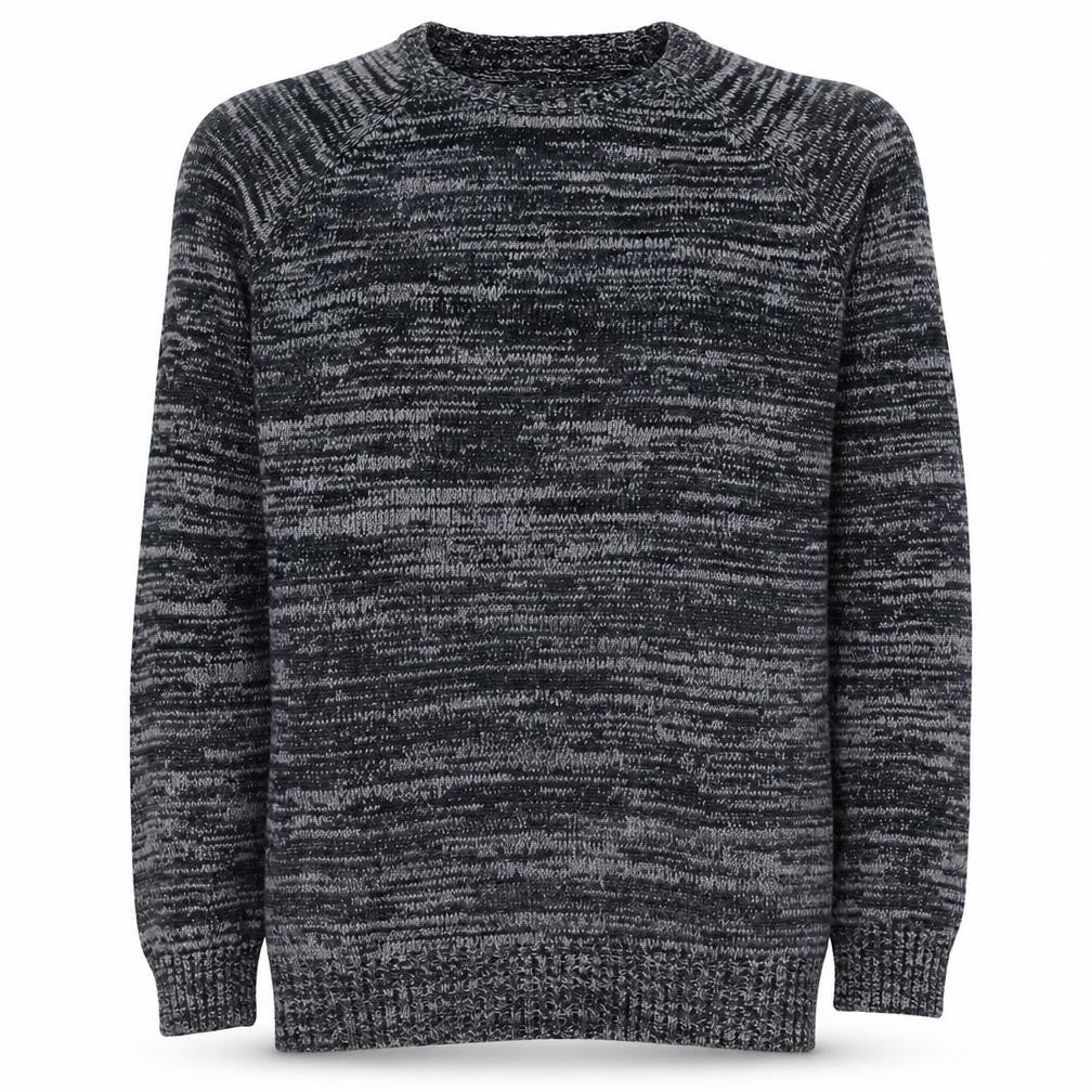 Lee Men's Grey Marl Cotton Crew Neck Pullover Jumper Size M