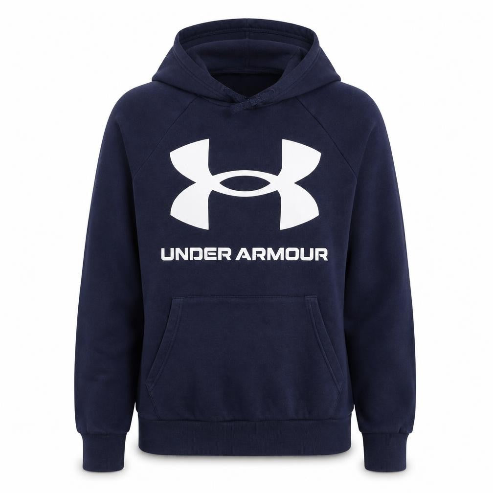 Under Armour Womens Navy Loose Fit Hoodie Size S Pullover Sweatshirt