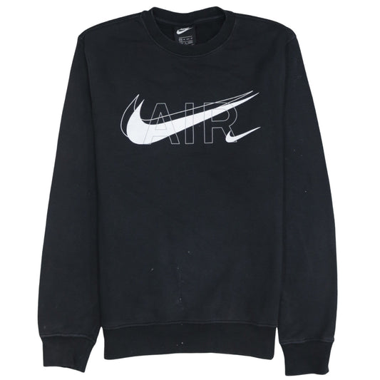 Nike Men's Black XS Air Logo Pullover Sweatshirt