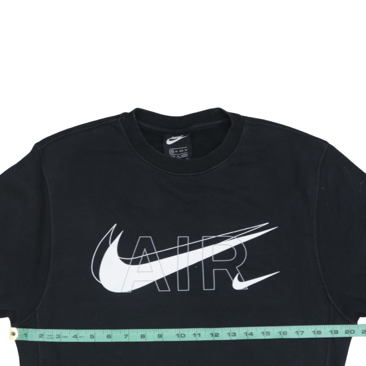 Nike Men's Black XS Air Logo Pullover Sweatshirt