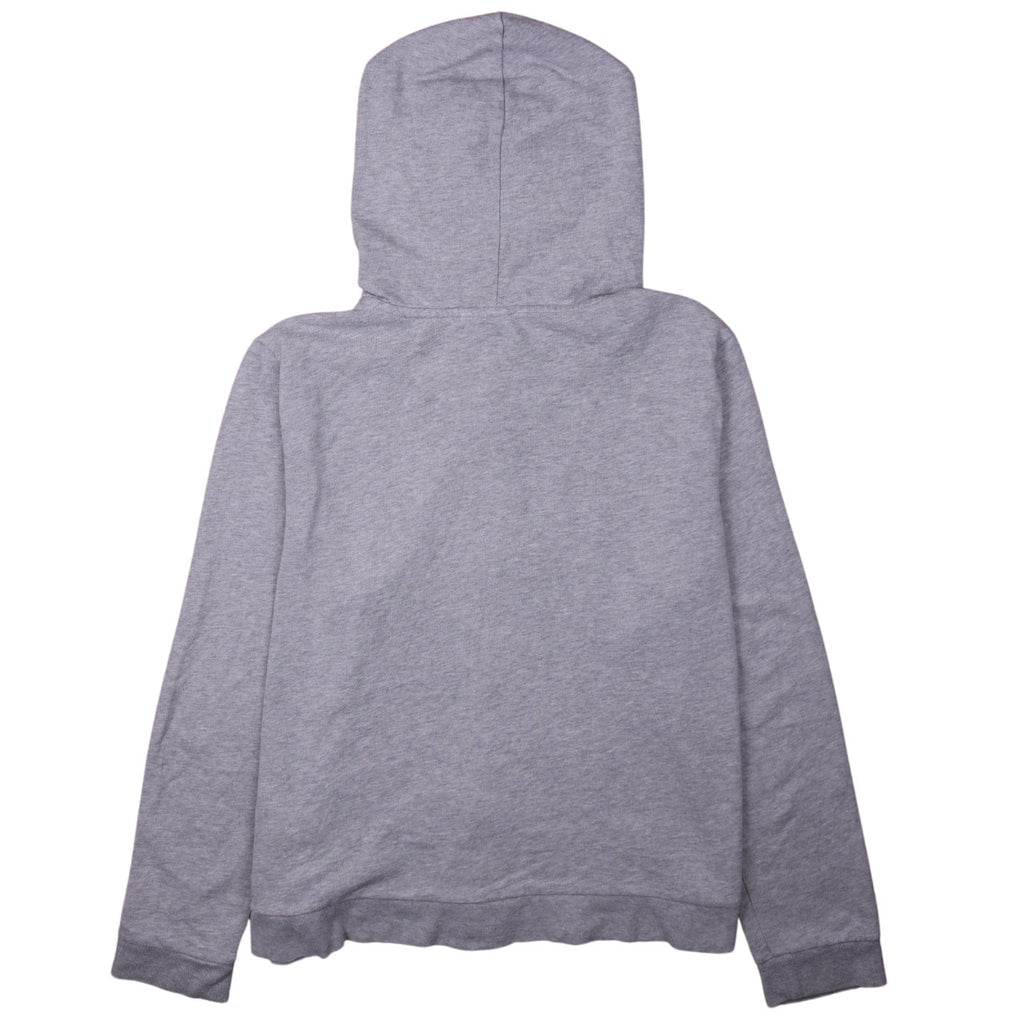 GAP Women Grey Full Zip Hoodie XL Glitter Logo Casual Sweatshirt