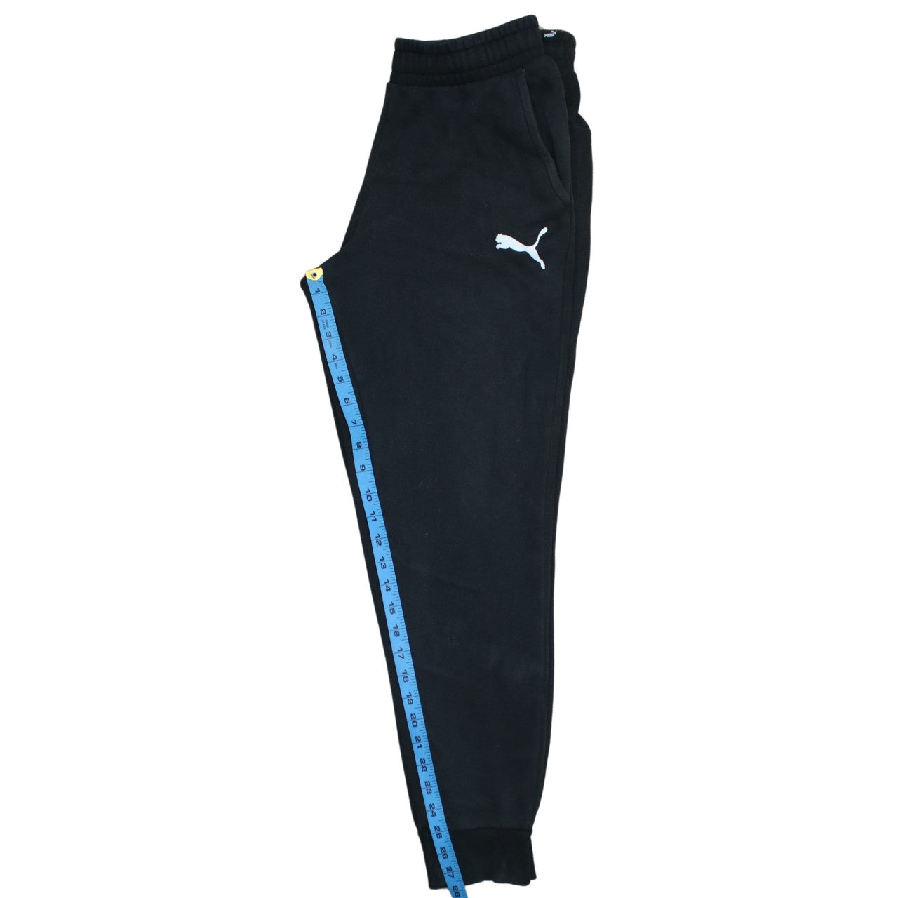Puma Men's Black Joggers Regular Fit Fleece Trousers M