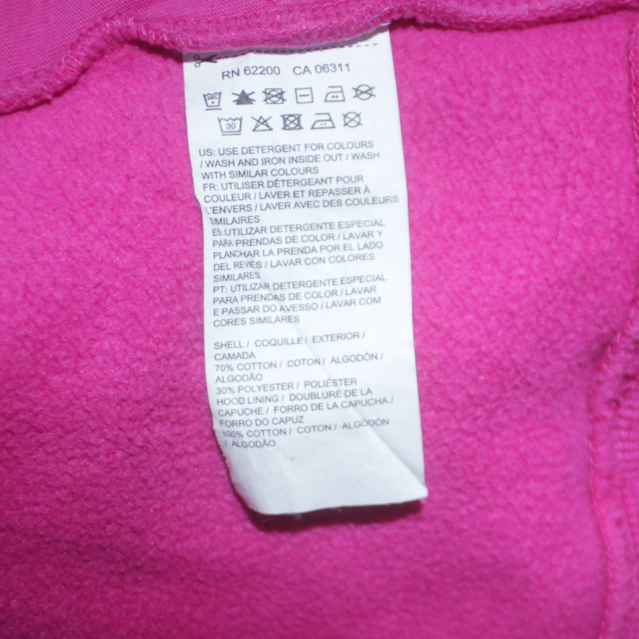 Puma Women's Pink Pullover Hoodie UK 10 Cotton Blend Logo Sportswear