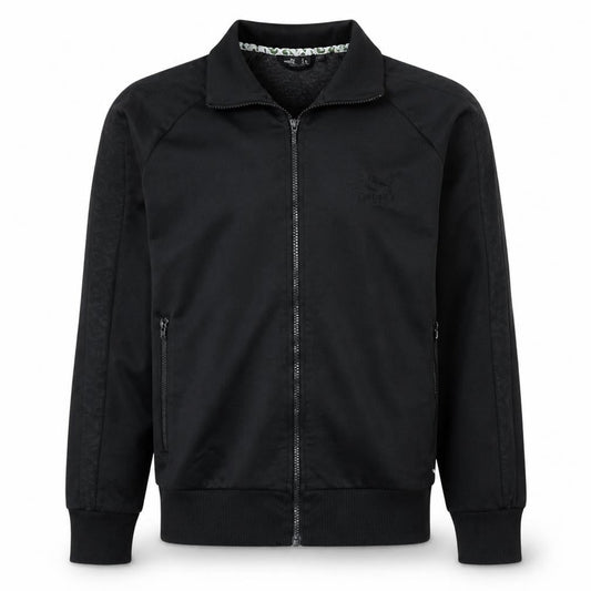 Puma Men's Black L Track Jacket Full Zip Sports Activewear