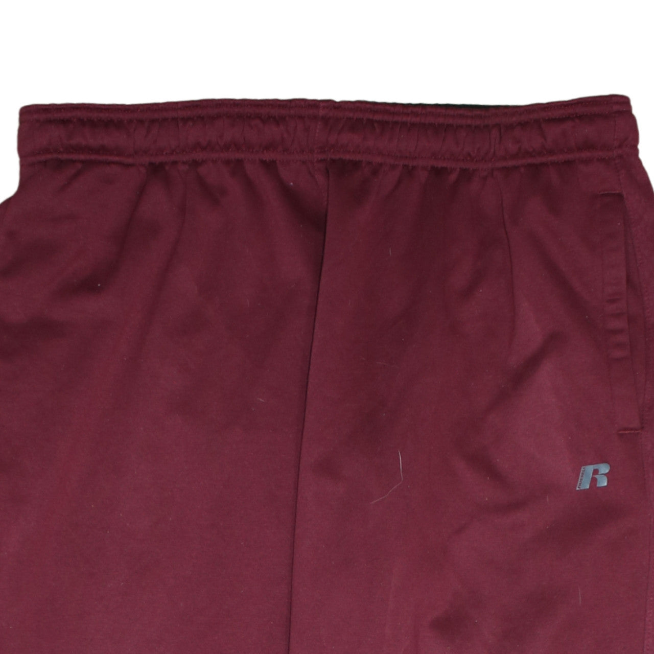Russell Men's Red Sweatpants L 36in Elastic Waist Fleece Trousers