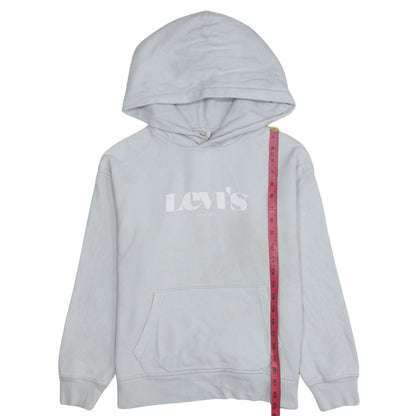 Levi's Mens Grey XS Pullover Hoodie with Logo Front Pocket