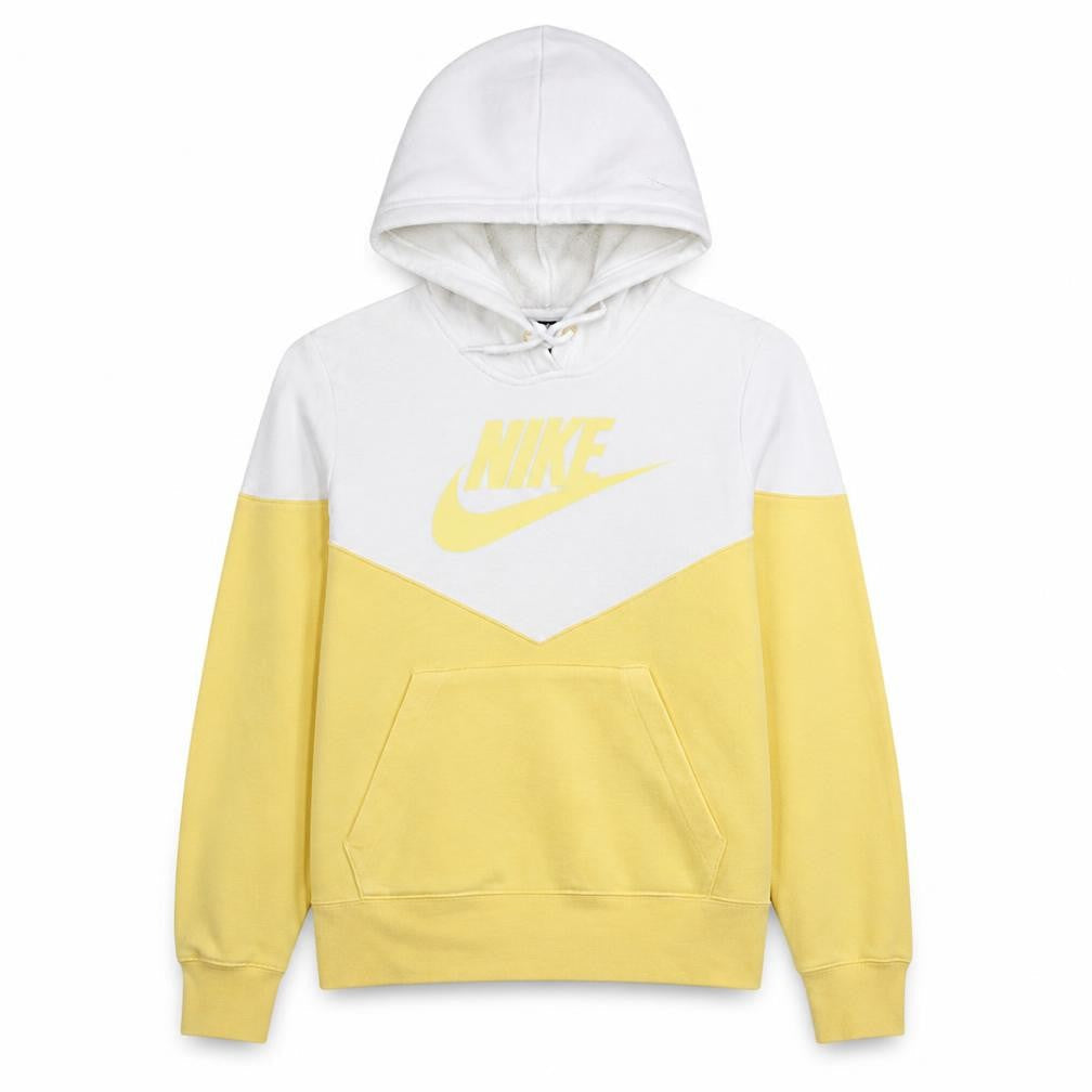 Nike Women's Yellow & White Pullover Hoodie Size S