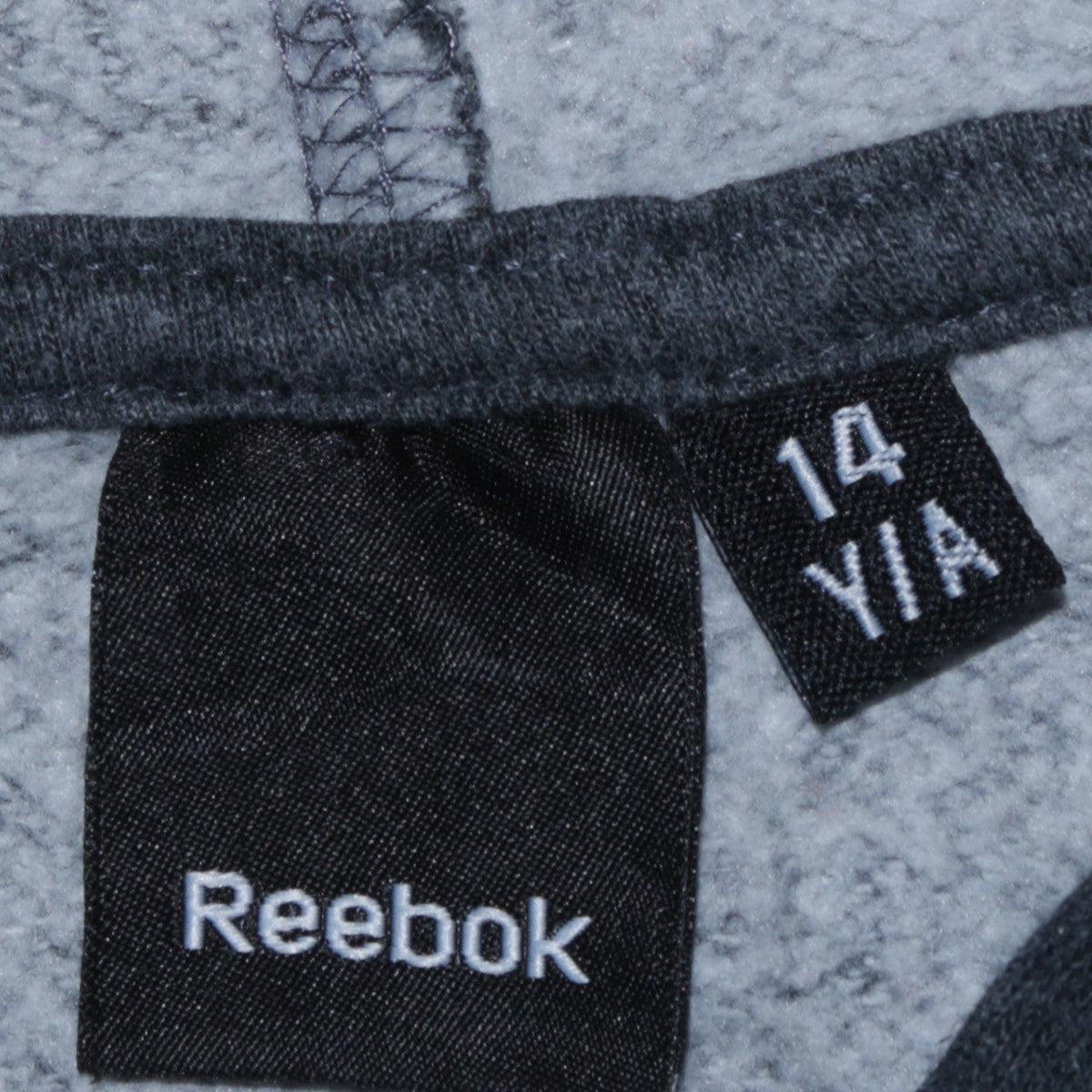 Reebok Boys Grey Pullover Hoodie 14 Years Hooded Fleece Sweatshirt