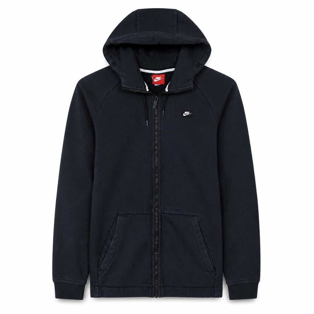Nike Men's Black Full Zip Fleece Hoodie Size S Regular Fit