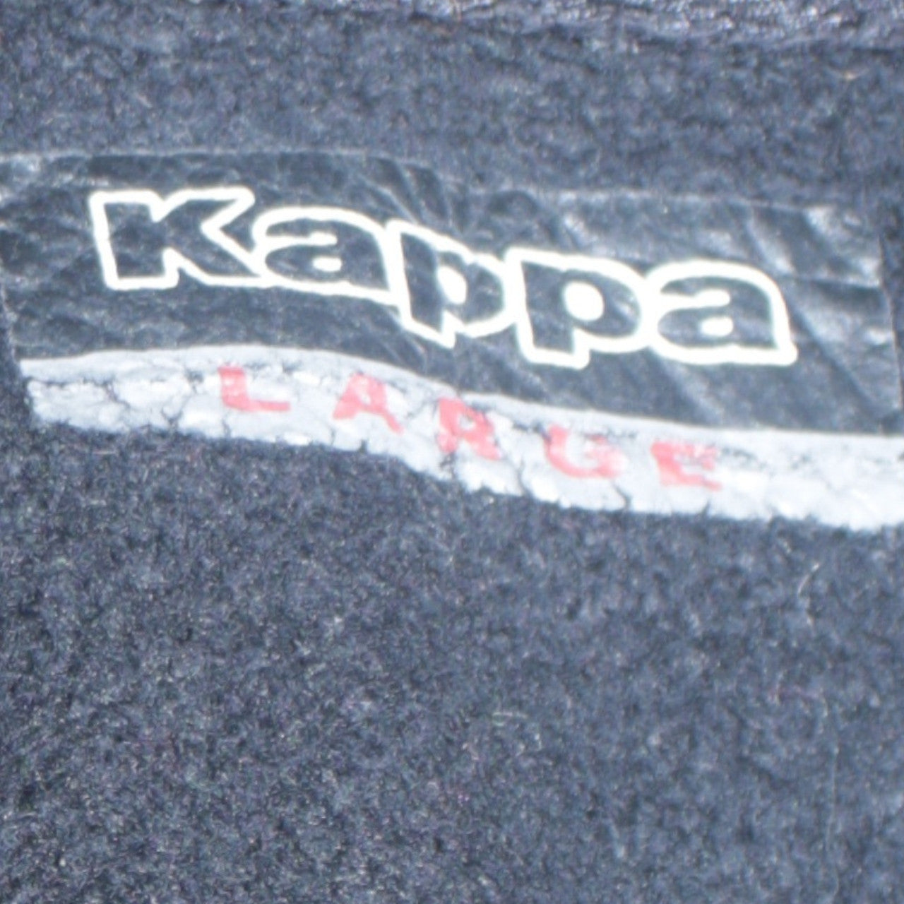 Kappa Men’s Black Full Zip Hoodie L Fleece Sportswear