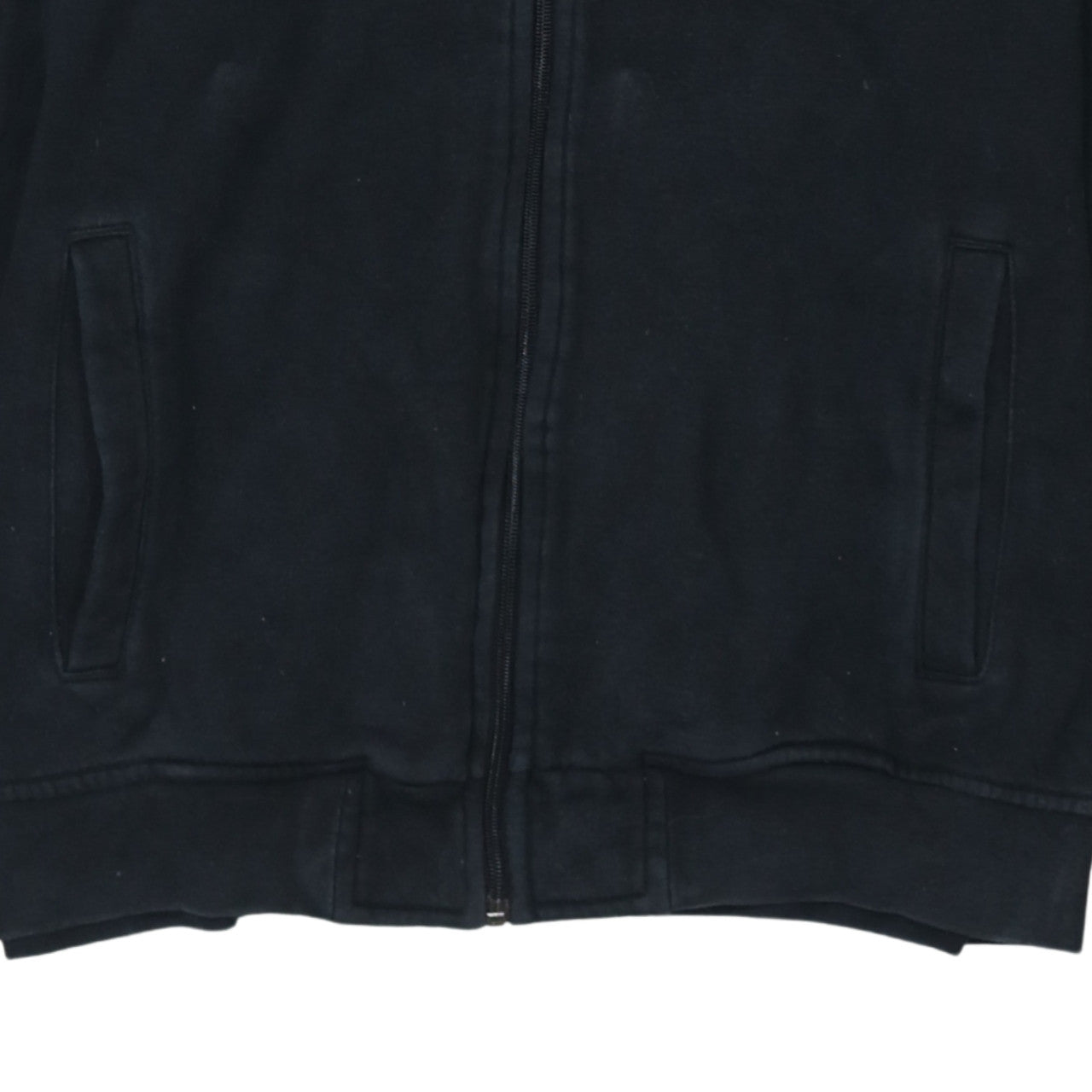 Kappa Men’s Black Full Zip Hoodie L Fleece Sportswear
