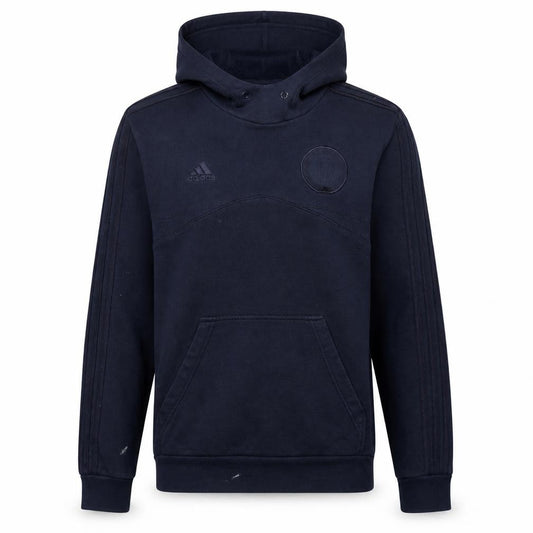 adidas Men's Blue Pullover Hoodie Small Sports Fleece Logo