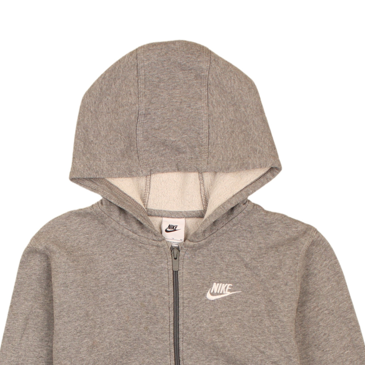 Nike Boys Grey Full Zip Fleece Hoodie XL