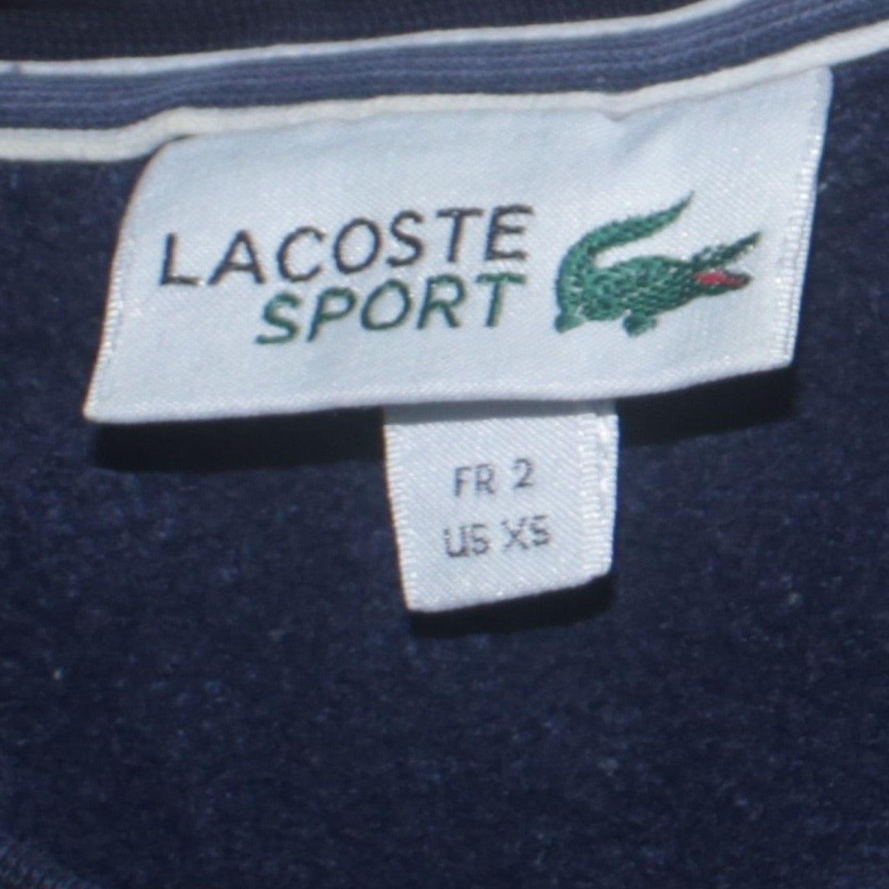 Lacoste Men’s Blue Crew Neck Pullover Sweatshirt XS