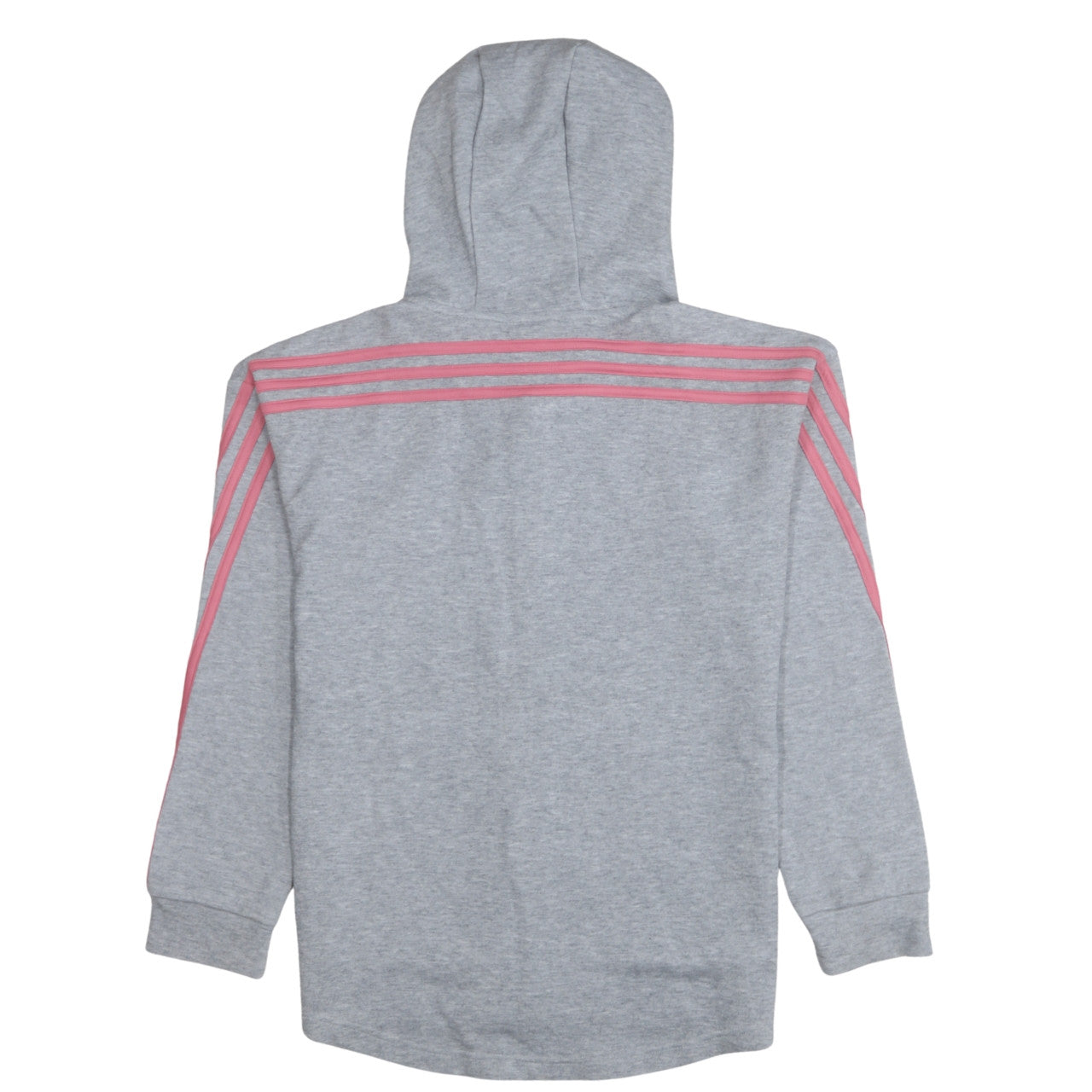 Adidas Girls Grey Full Zip Hoodie 13-14 Years Sports Hooded Sweatshirt