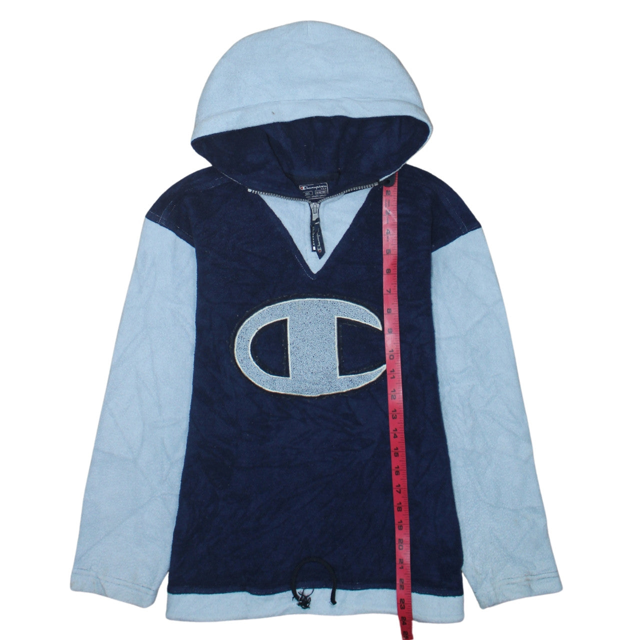 Champion Boys Blue Hoodie 11-12 Years Pullover Fleece Athletic Style