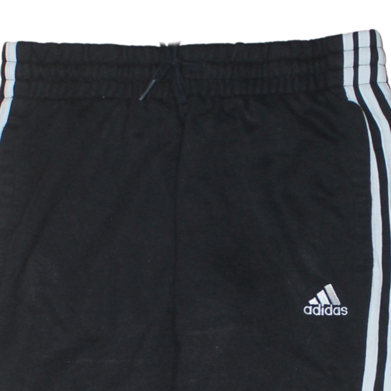adidas Womens Black XS Jogger Trousers with Three Stripes