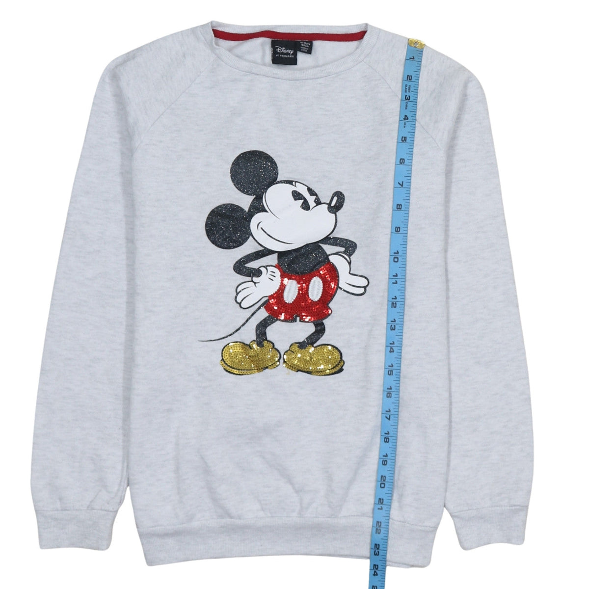 Disney at Primark Girls Grey Mickey Mouse Sequin Sweatshirt 14-15 Years