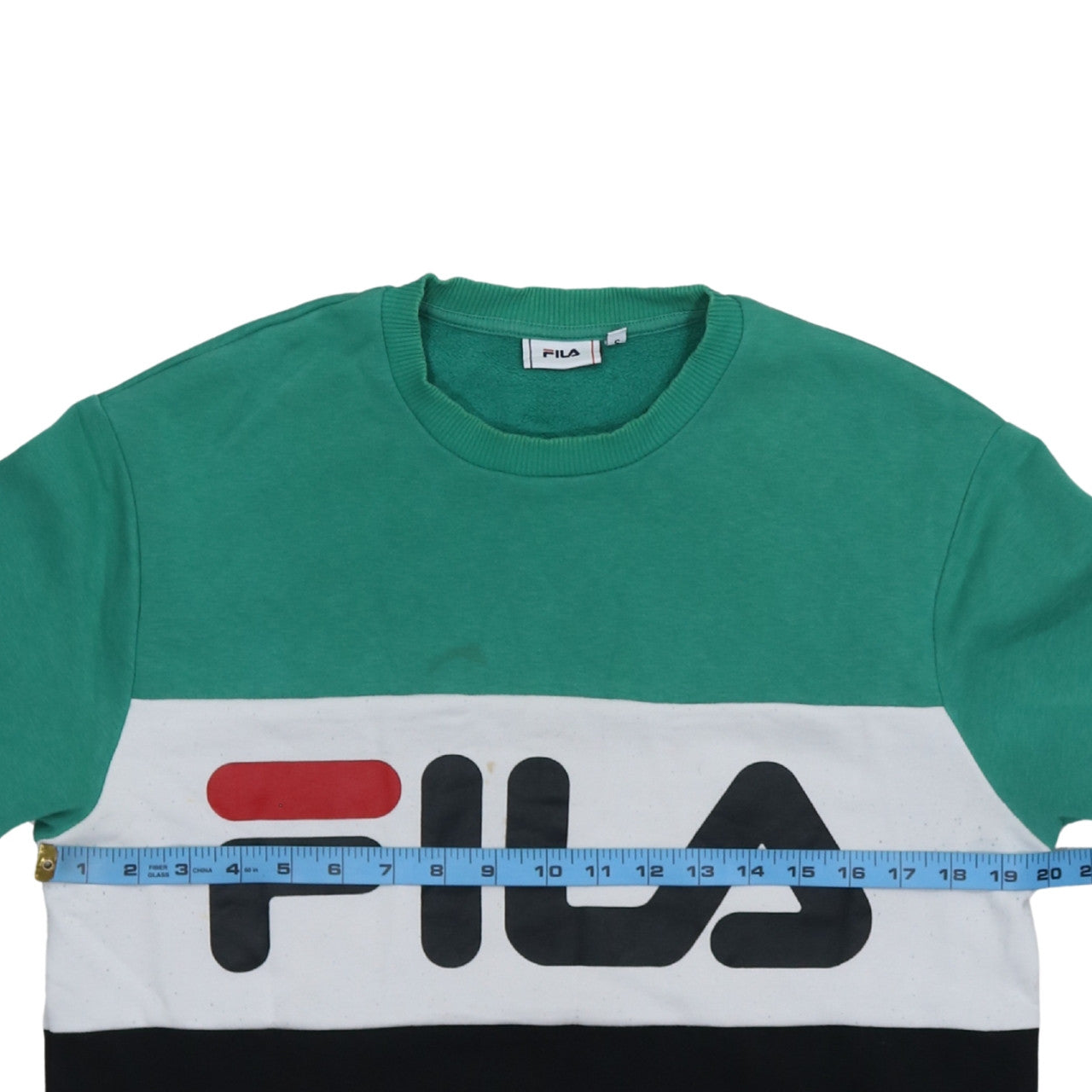 FILA Mens Multicoloured Crew Neck Pullover Sweatshirt L
