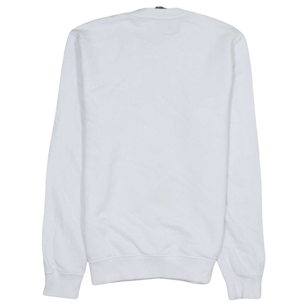 Champion Men's White Medium Crew Neck Logo Sweatshirt