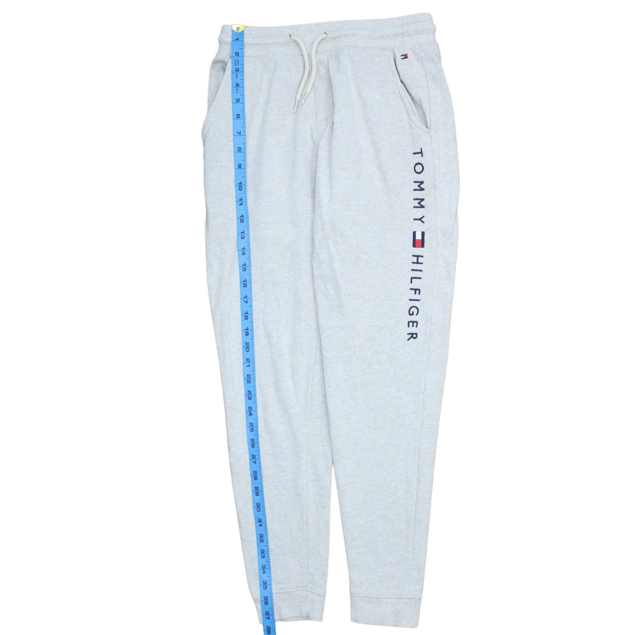 Tommy Hilfiger Men's Grey Small Sweatpants Regular Fit Logo