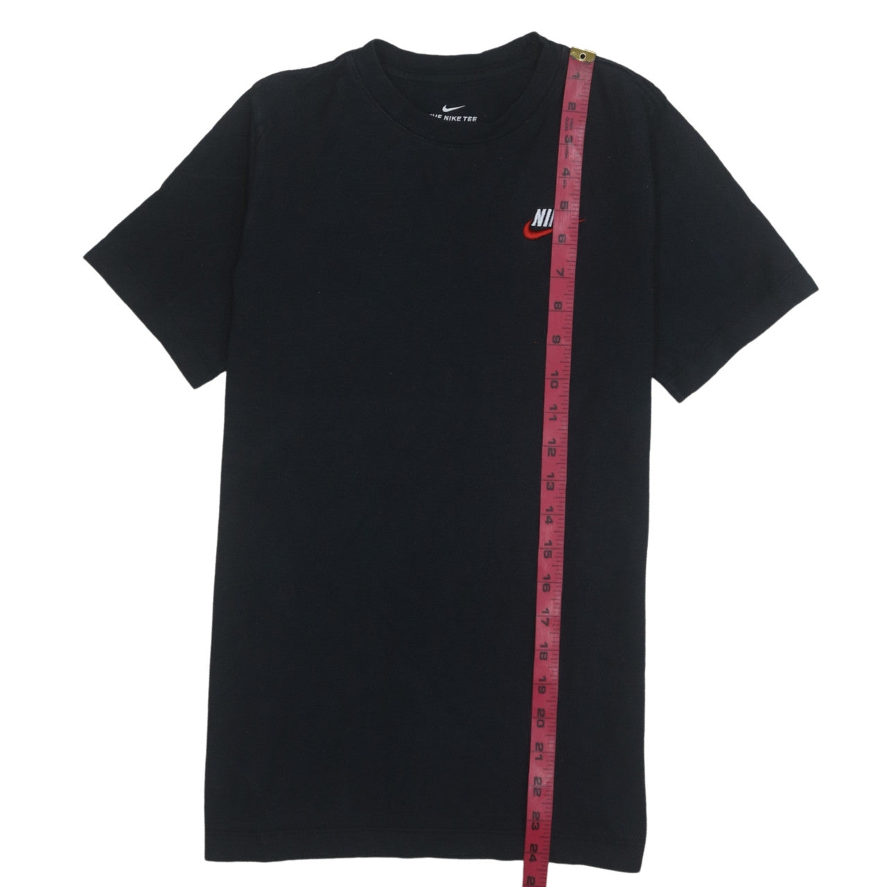 Nike Boys Black Logo Short Sleeve Cotton T-Shirt Size L