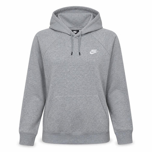 Nike Women’s Grey Pullover Hoodie Small Cotton Blend Sweatshirt