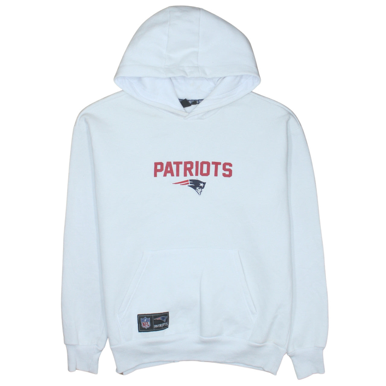Primark Men’s White NFL Patriots Pullover Hoodie Size M