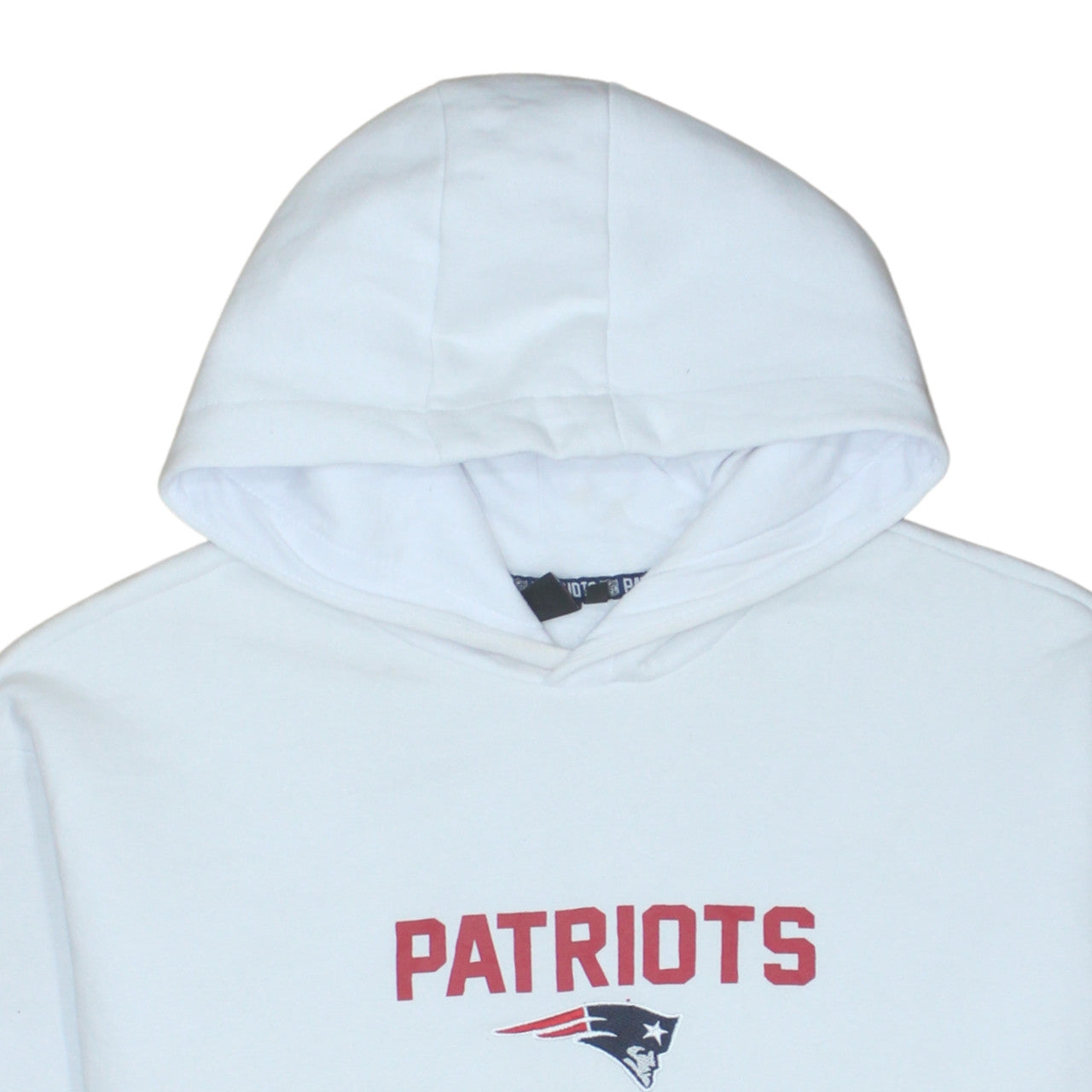 Primark Men’s White NFL Patriots Pullover Hoodie Size M