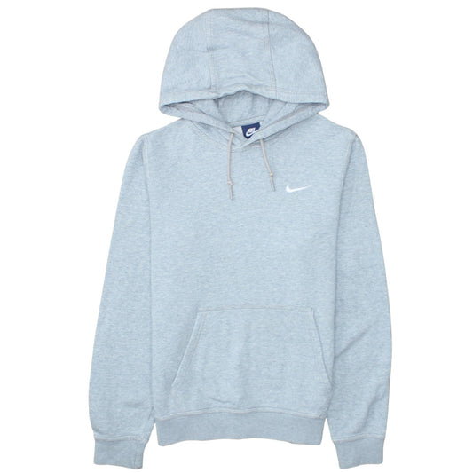 Nike Men's Grey Pullover Hoodie S Classic Fleece Cotton Blend
