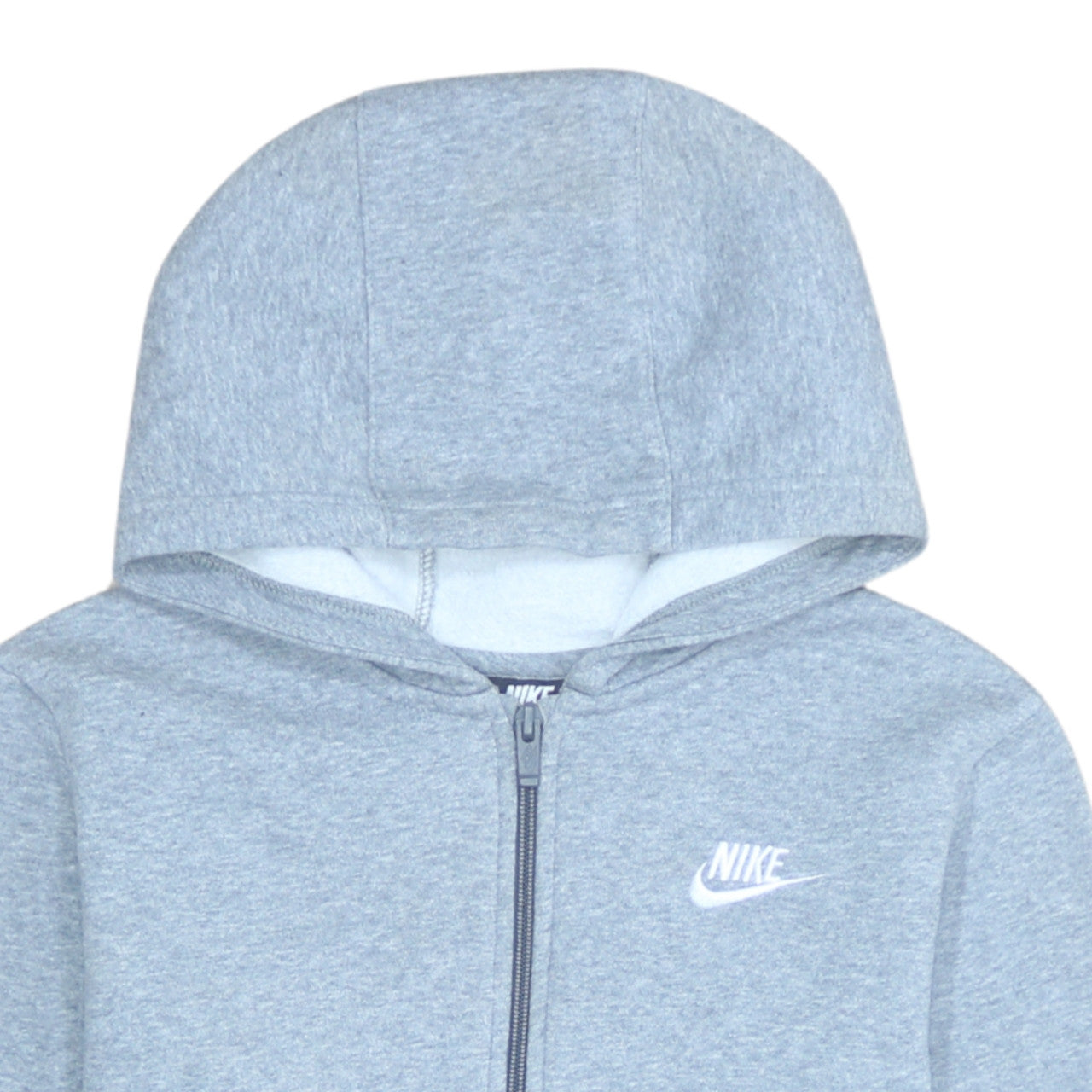 Nike Boys Grey Full Zip Hoodie Sweatshirt L 147-158cm Standard Fit