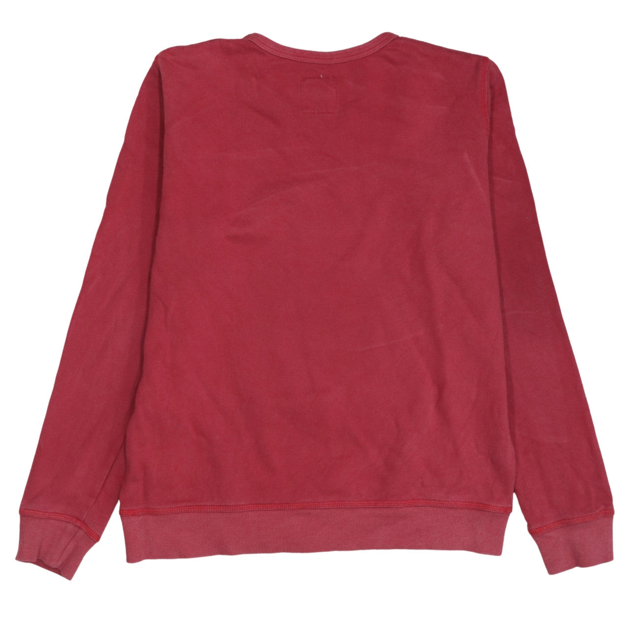 Levi's Boys Red Logo Crew Neck Sweatshirt Size 16 Regular Fit Cotton