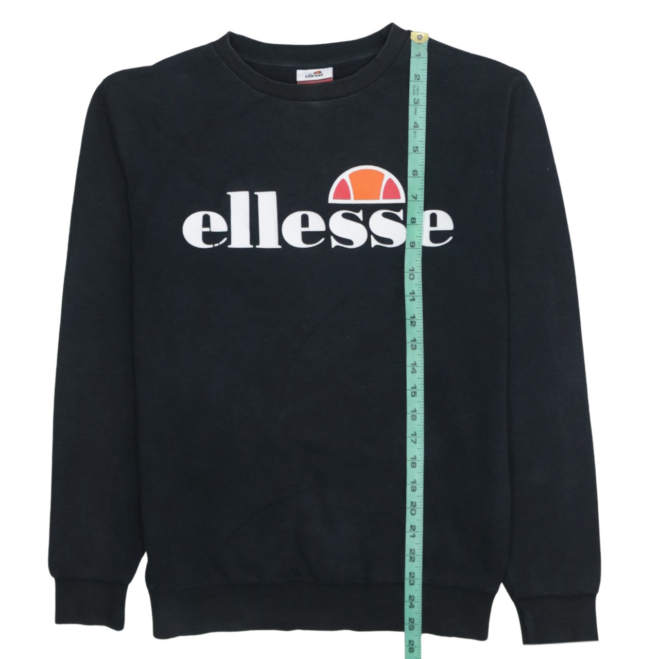 Ellesse Womens Black UK 8 Pullover Crew Neck Sweatshirt