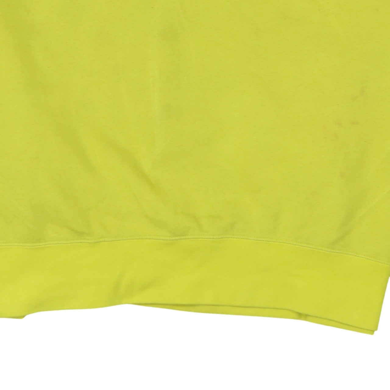 Nike Womens Yellow Crew Neck Pullover Sweatshirt M Cotton Blend