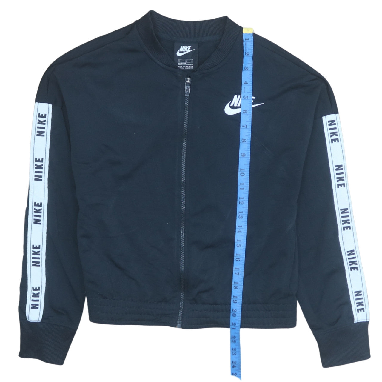 Nike Boys Black XL Track Jacket Full Zip Sports Activewear Top