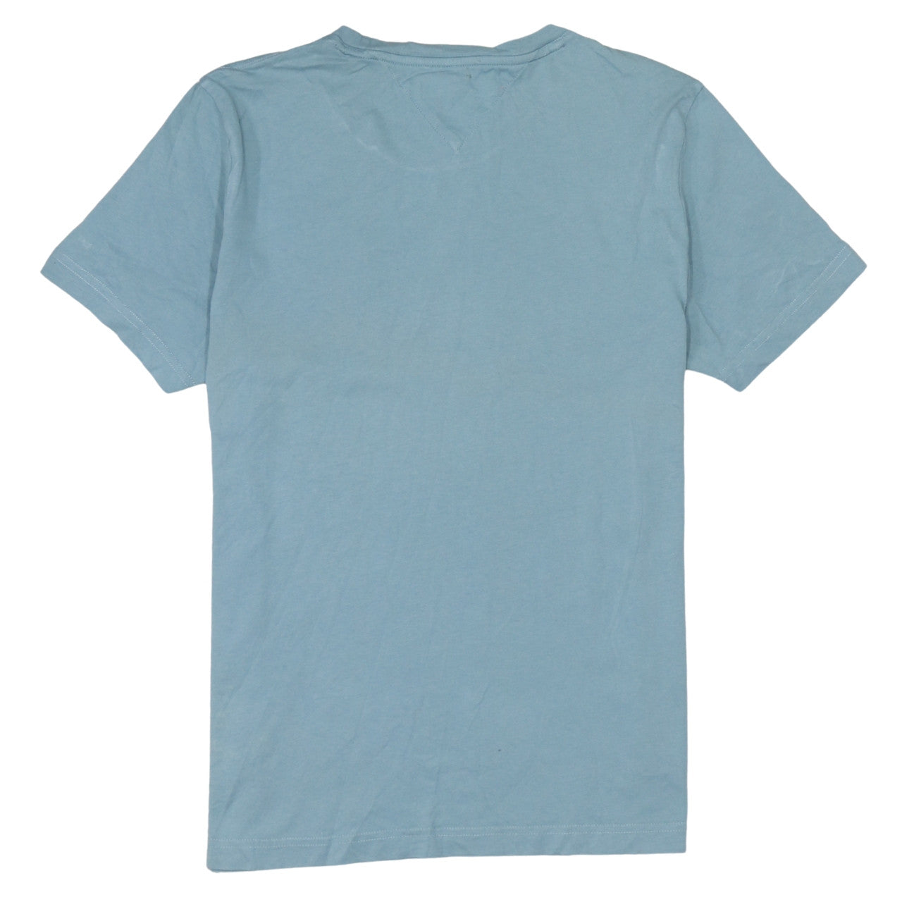 Tommy Hilfiger Men’s Blue Floral Logo Slim Fit Cotton T-Shirt Size M