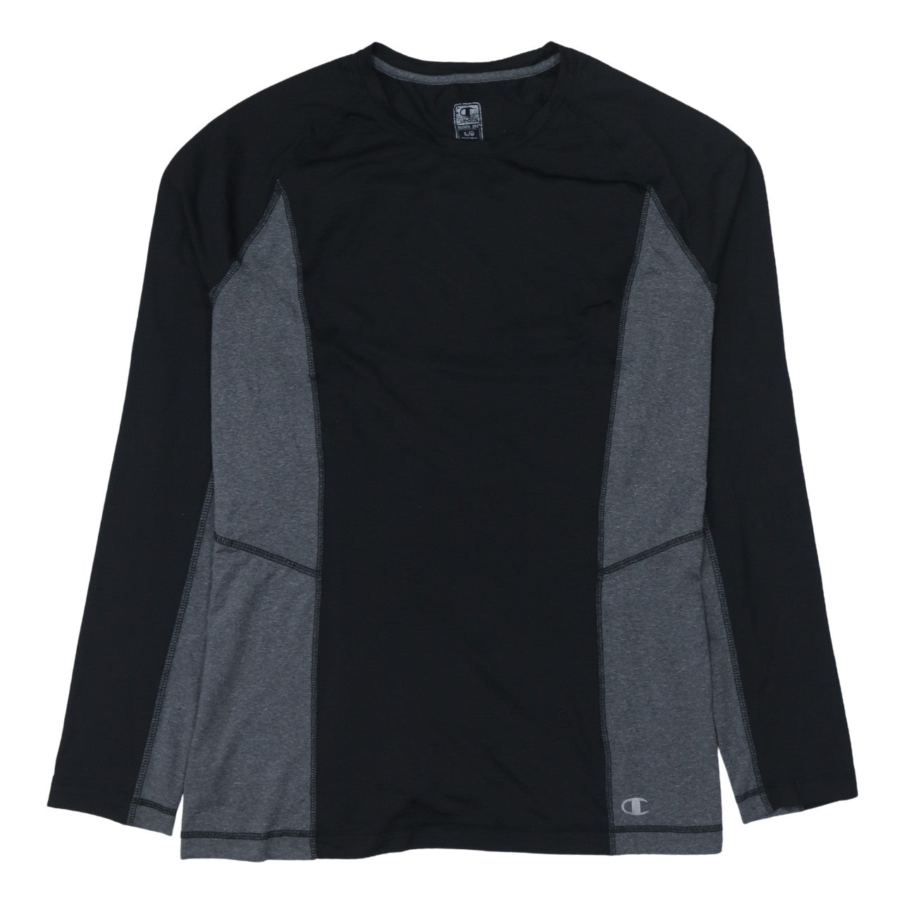 Champion Men’s Black Athletic Long Sleeve Training Top L