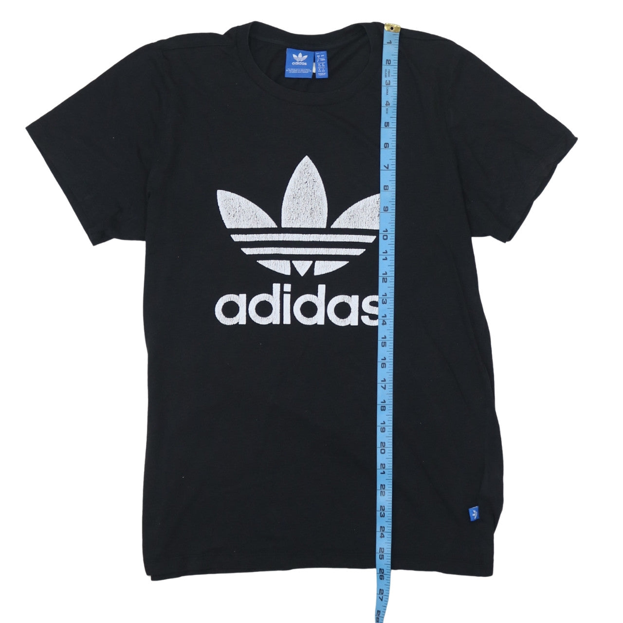 Adidas Womens Black Cotton Short Sleeve Sports T-Shirt Size S