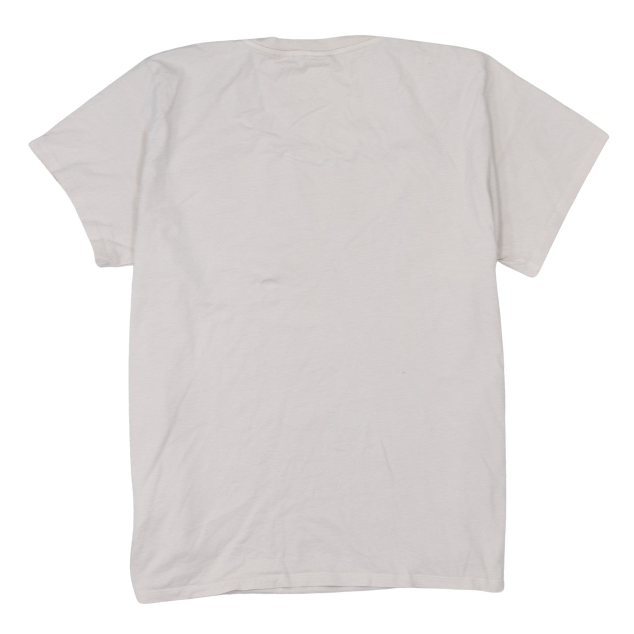Levi's Women's Ivory Cotton Short Sleeve Crew Neck T-Shirt 2XL