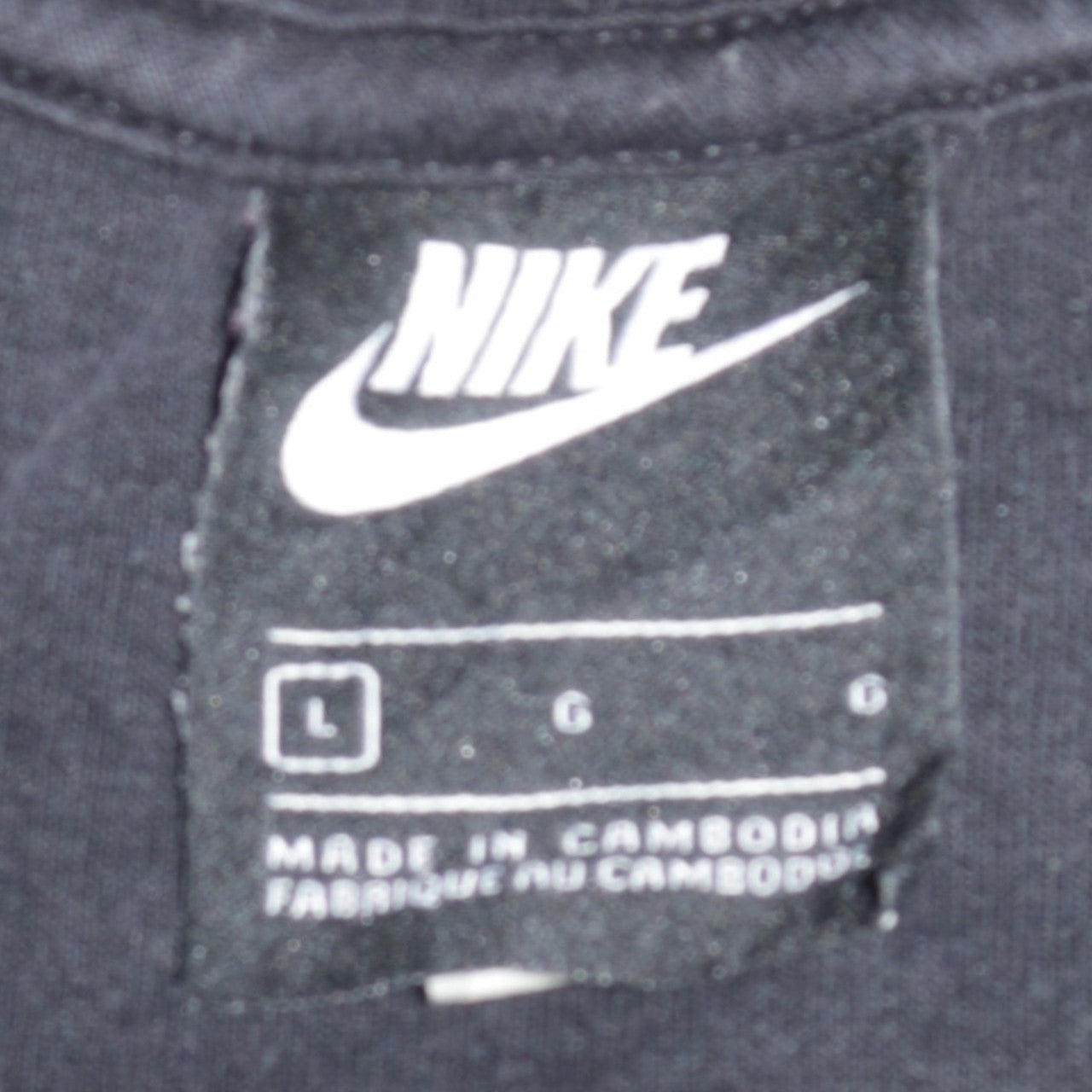 Nike Mens Black L Crew Neck Pullover Sweatshirt