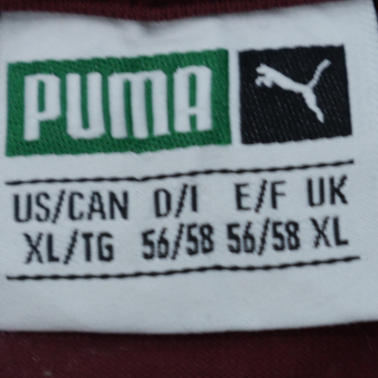 Puma Men's Red Colourblock Crew Neck Short Sleeve T-Shirt XL