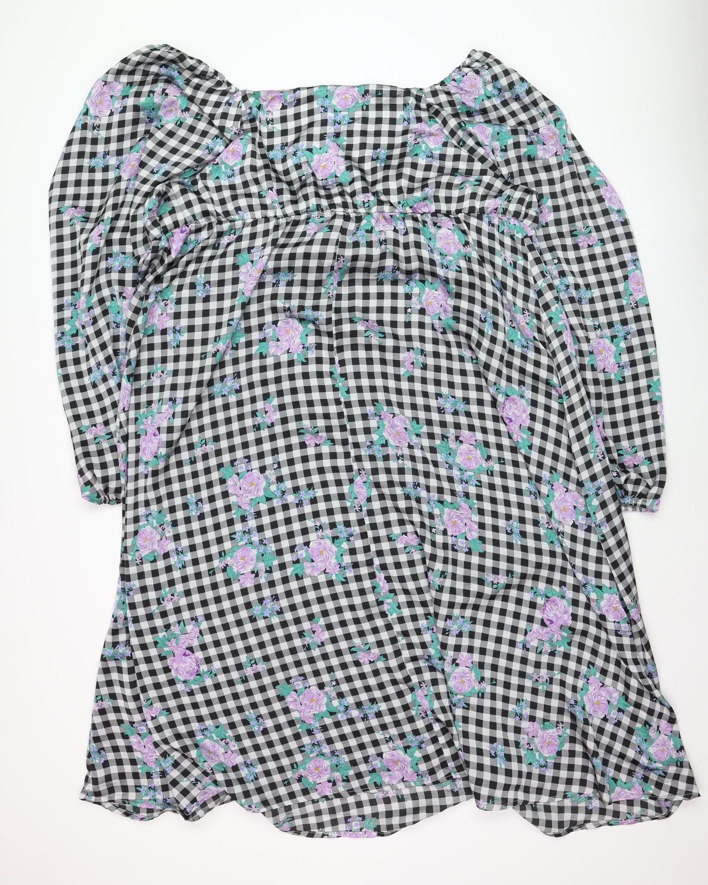 Simply Be Women’s Multicoloured Size 26 A-Line Knee Dress
