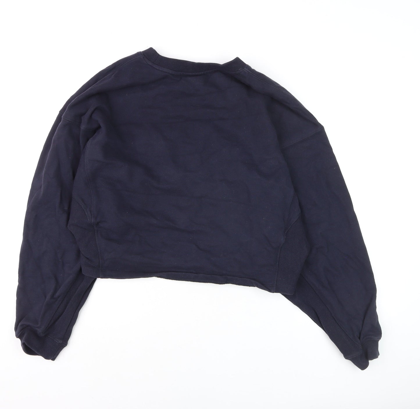 Superdry Womens Navy Harlem Dist NYC Crew Neck Sweatshirt Size 12