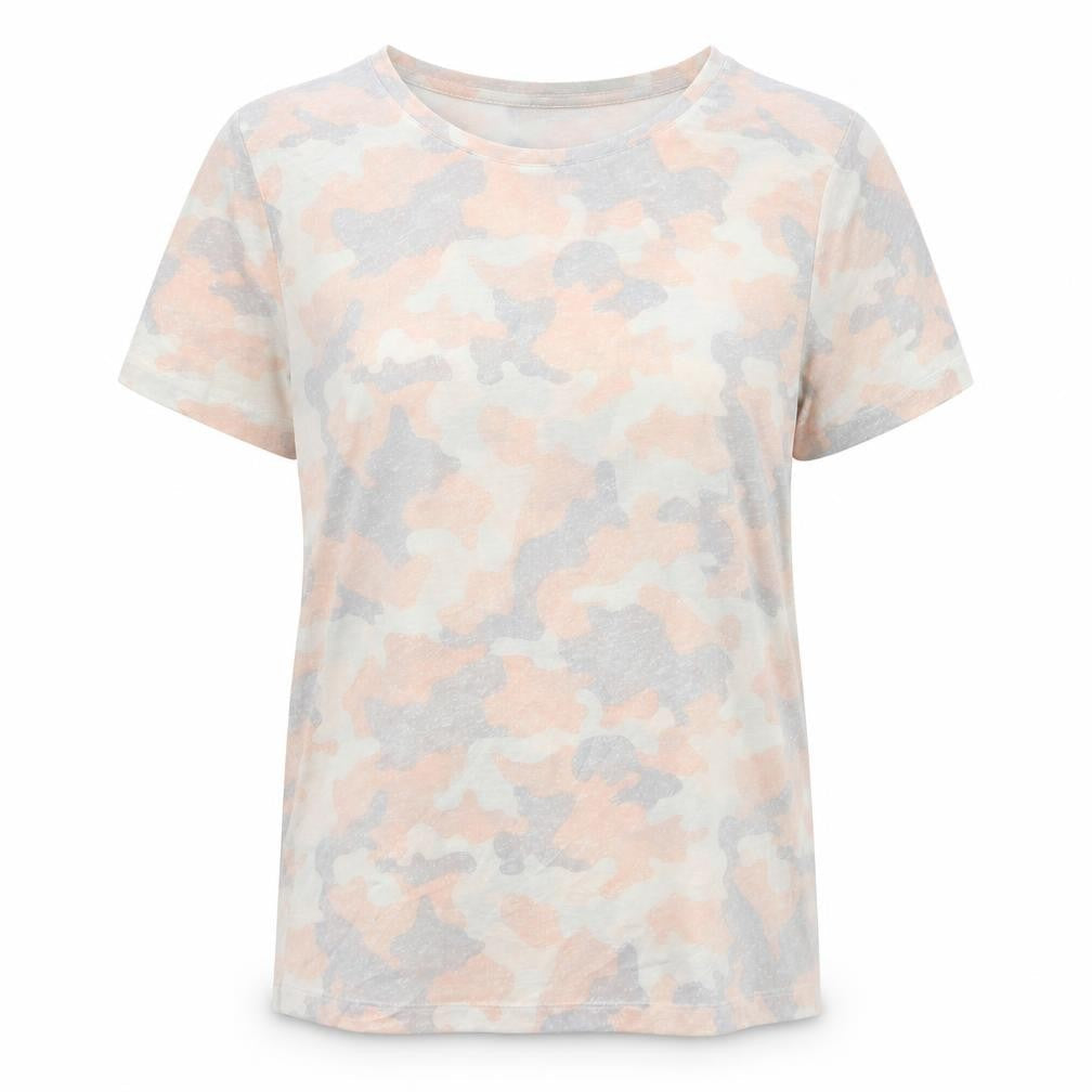 Marks & Spencer Womens Multicoloured Camouflage T-Shirt Size 6