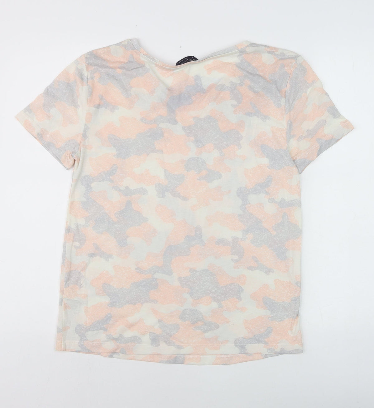 Marks & Spencer Womens Multicoloured Camouflage T-Shirt Size 6