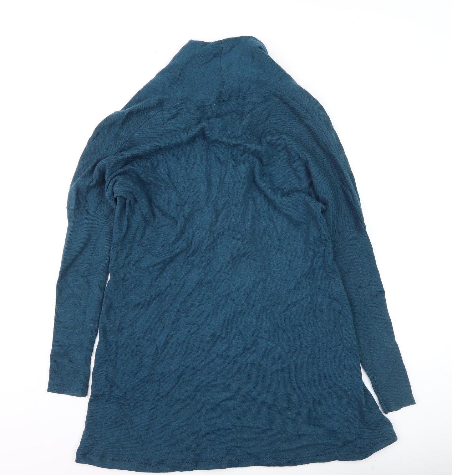 Monsoon Women’s Blue Cowl Neck Knit Tunic Jumper Size M